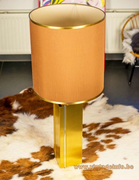 Big Square 1970s Sciolari Table Lamp 2