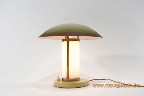 Glass Rods Art Deco Bedside Lamp 2