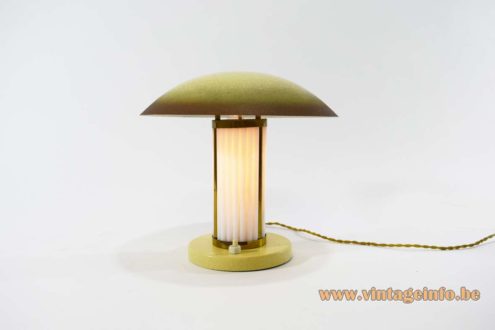 Glass Rods Art Deco Bedside Lamp 5