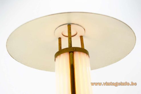 Glass Rods Art Deco Bedside Lamp 7