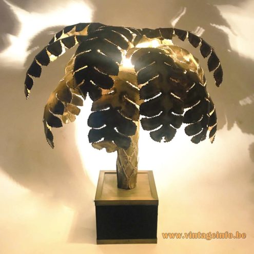 Maison Jansen Palm Tree Table Lamp 2