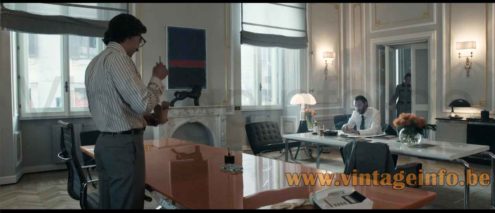 Martinelli Luce Pipistrello & Cobra table lamp prop in House Of Gucci (2021) film