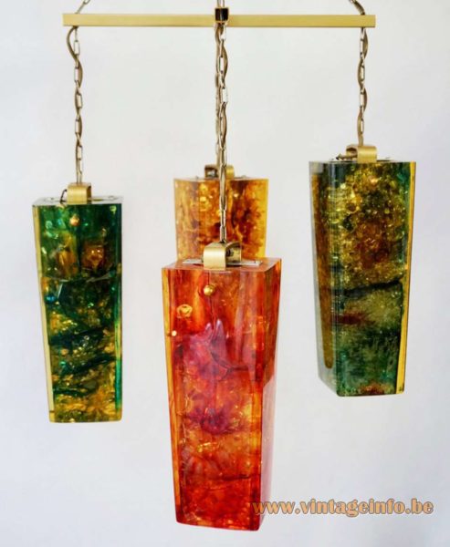 Pierre Giraudon Fractal Resin Chandelier 2