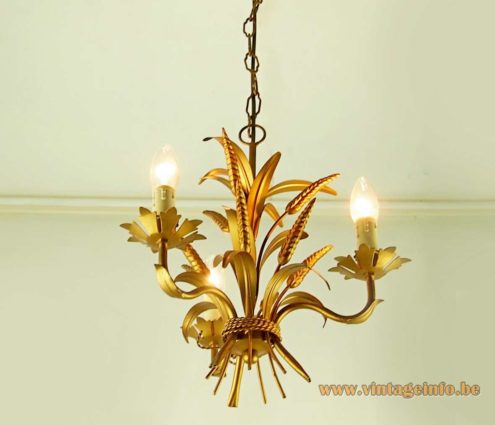 Small Sheaf Of Wheat Chandelier 3
