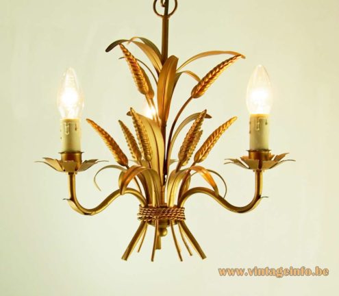 Small Sheaf Of Wheat Chandelier 4