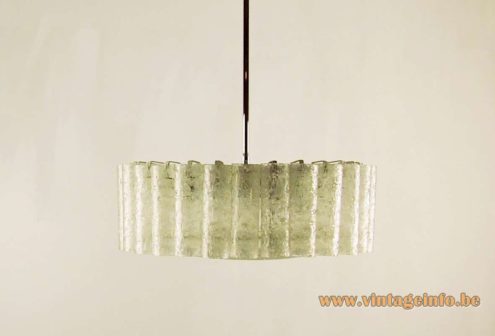 1960s Doria Glass Tubes Chandelier 5