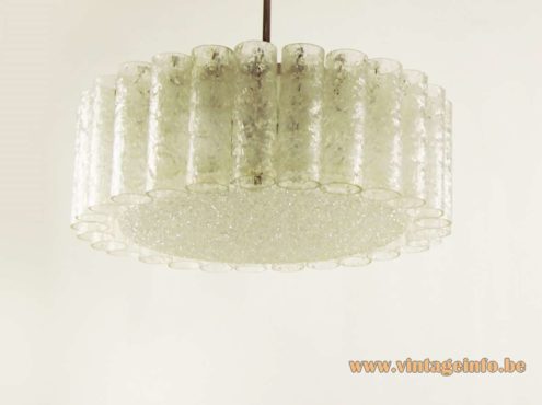 1960s Doria Glass Tubes Chandelier 6