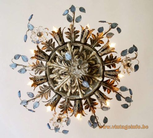 Banci Flowers And Oak Leaves Flush Mount 2