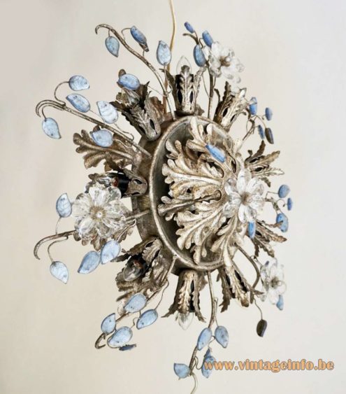 Banci Flowers And Oak Leaves Flush Mount 6