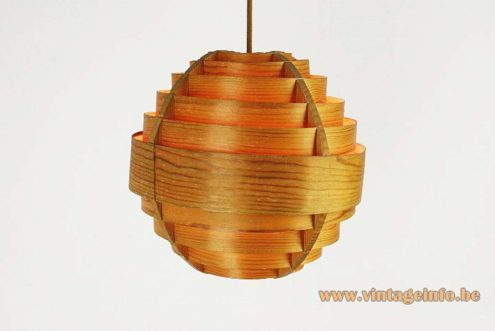 Hans Agne Jakobsson Pine Slats Pendant Lamp 1