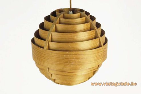 Hans Agne Jakobsson Pine Slats Pendant Lamp 2