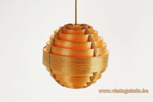 Hans Agne Jakobsson Pine Slats Pendant Lamp 5
