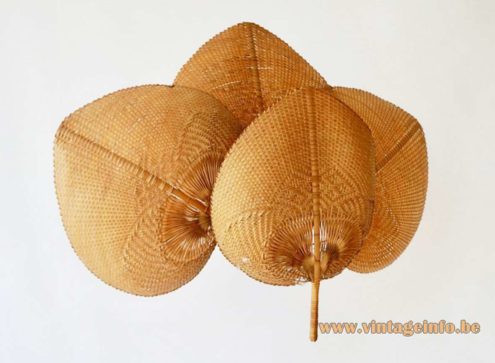 Quadruple Uchiwa Wall Lamp 3