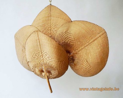 Quadruple Uchiwa Wall Lamp 5