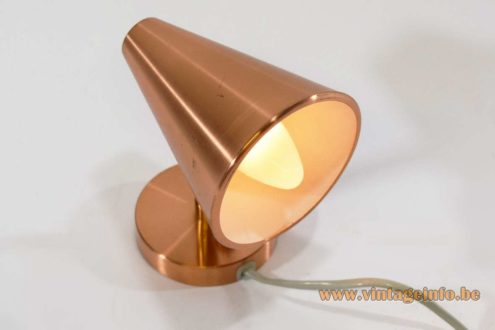 Copper Conical Wall Lamp 1
