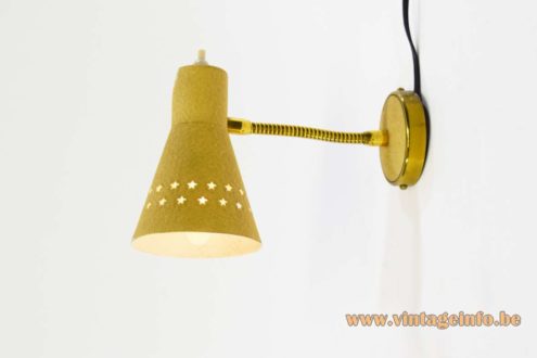 Perforated Stars Wall Lamp 1