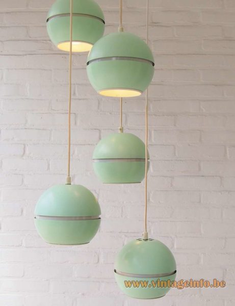 VEB Leuchtenbau Cascade Pendant Chandelier 6