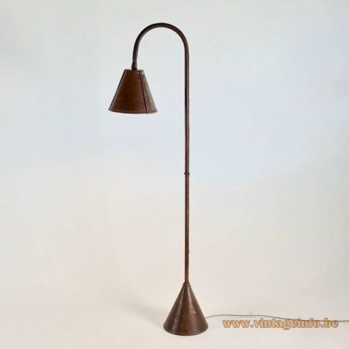 Valenti Leather Floor Lamp 6