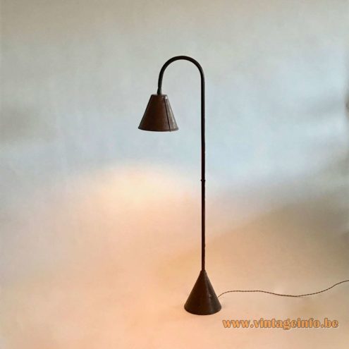 Valenti Leather Floor Lamp 9