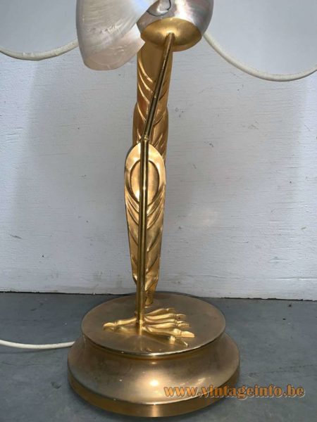 Antonio Pavia Crane Table Lamp 5