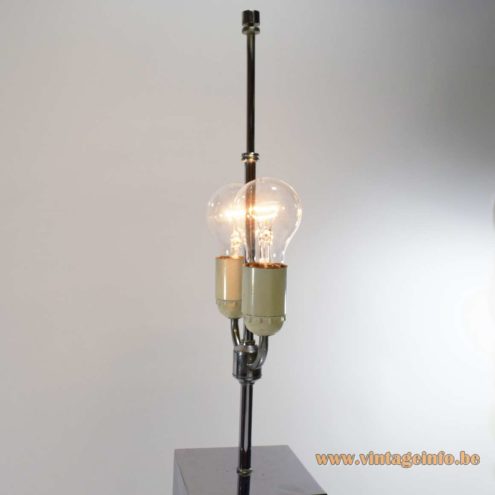 Chrome Rectangular Table Lamp 5