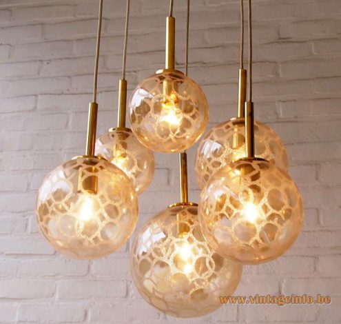 Doria Croco Ice Cascade Chandelier 1