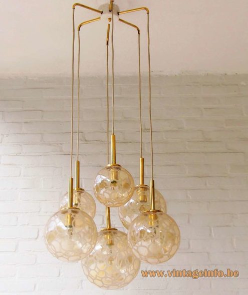 Doria Croco Ice Cascade Chandelier 2