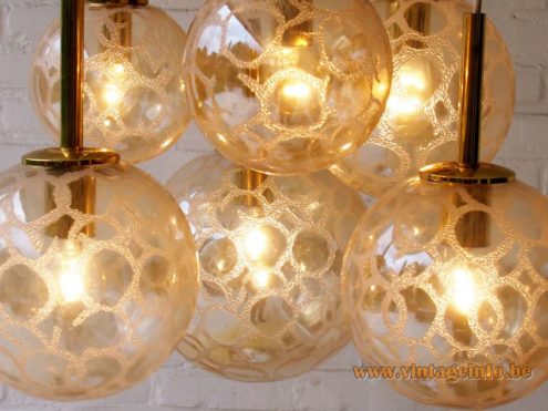 Doria Croco Ice Cascade Chandelier 3