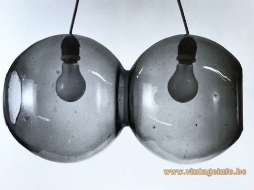 Herwig & Frank Sterckx Globes Pendant Lamp designed for De Rupel Glass, Boom - Expo 1970