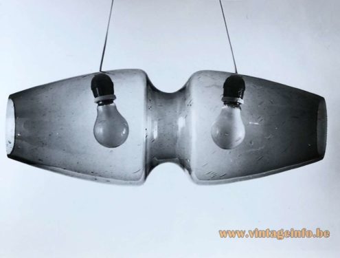 Herwig & Frank Sterckx pendant lamp designed for De Rupel Glass, Boom - Expo 1970