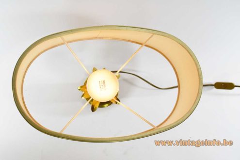 1980s Palm Leaves Table Lamp 2