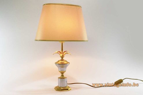 1980s Palm Leaves Table Lamp 6