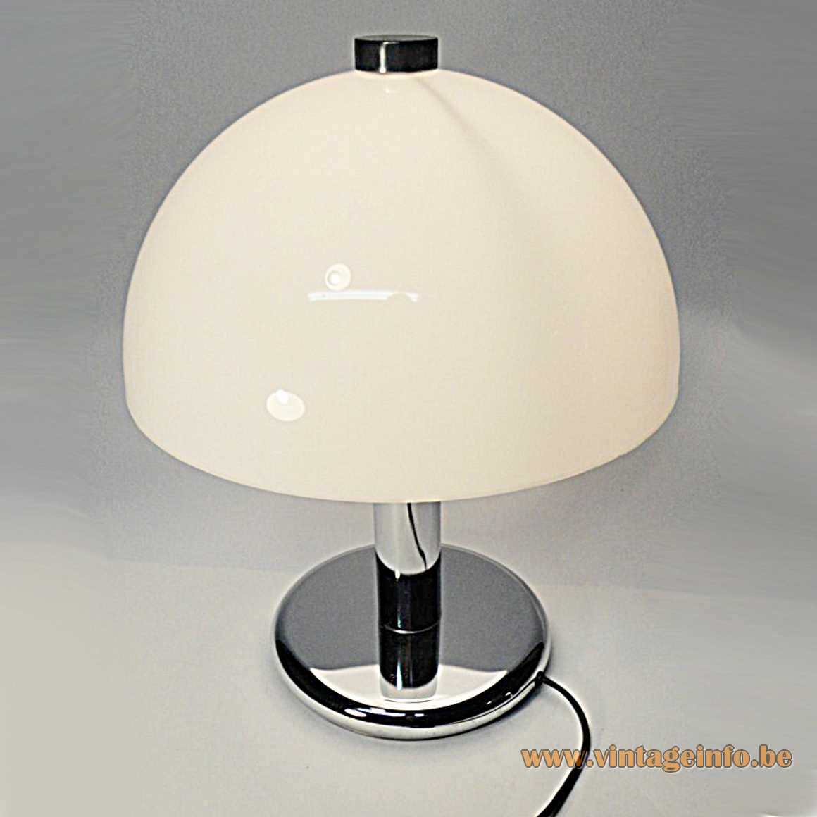 Toelating Stijg tempo Acrylic & Chrome Mushroom Table Lamp –Vintageinfo – All About Vintage  Lighting