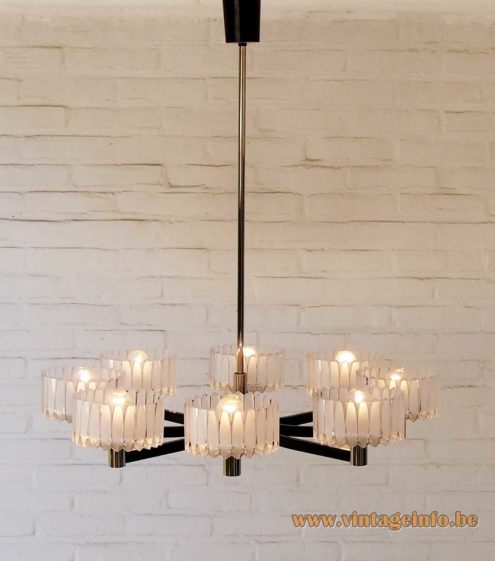 DORIA Glass Bowls Chandelier 1