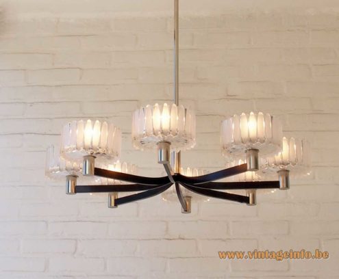 DORIA Glass Bowls Chandelier 3