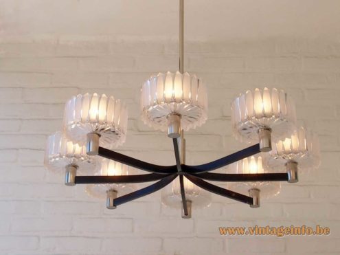 DORIA Glass Bowls Chandelier 4
