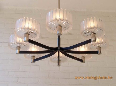 DORIA Glass Bowls Chandelier 5