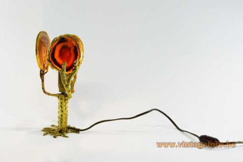 Henri Fernandez Agate Table Lamp 1