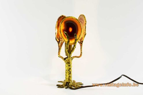 Henri Fernandez Agate Table Lamp 4