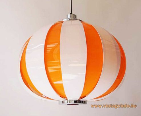 Plastic Slats Pendant Lamp 1