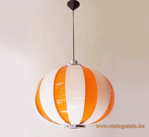 Plastic Slats Pendant Lamp 5