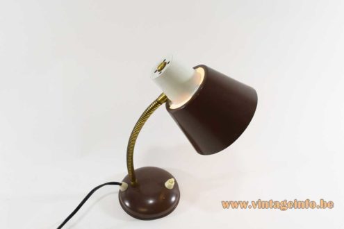 1960s Hala Gooseneck Desk Lamp 5