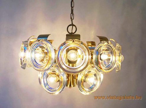 Oscar Torlasco Lens Chandelier 3