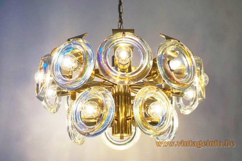 Oscar Torlasco Lens Chandelier 4