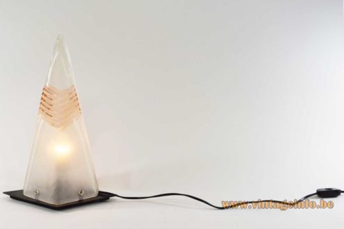 Pyramid Murano Table Lamp 6