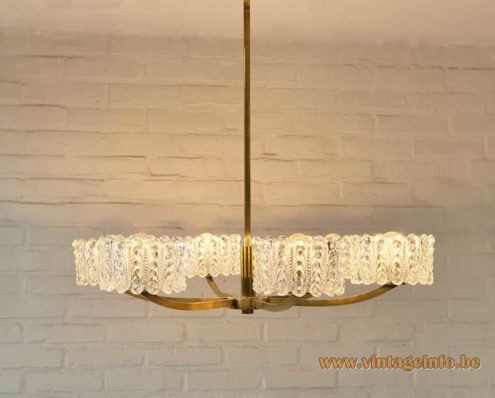 DORIA Crystal Glass Bowls Chandelier 2