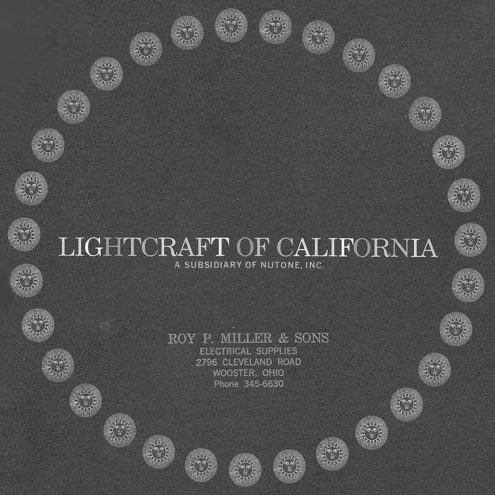 Lightcraft Of California 1960s Catalogue cover 105 pages lighting