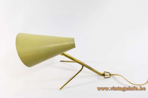 Brass Conical Table Lamp 3