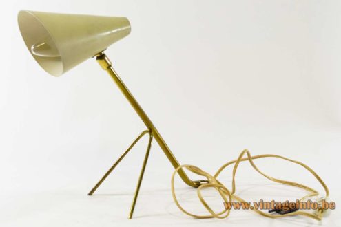 Brass Conical Table Lamp 5