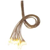 Catellani & Smith Turciù Soffitto 16 brass goose-necks 1989 design: Enzo Catellani ceiling lamp flush mount 1990s